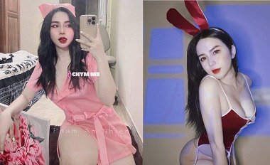 การได้ยินเซ็กซี่ของ Nhien โชว์ออกจากเส้นโค้งร้อนแรง