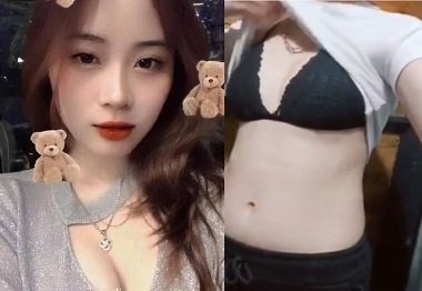 Ngoc Diem แสดงดวงตาที่ร้อนแรงของเธอ
