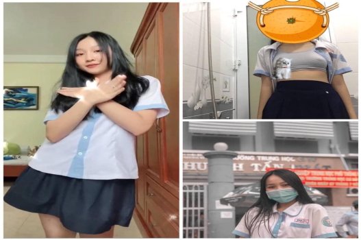 สาวมัธยม Huynh Tan Phat ถูกแพร่กระจายคลิปร้อน